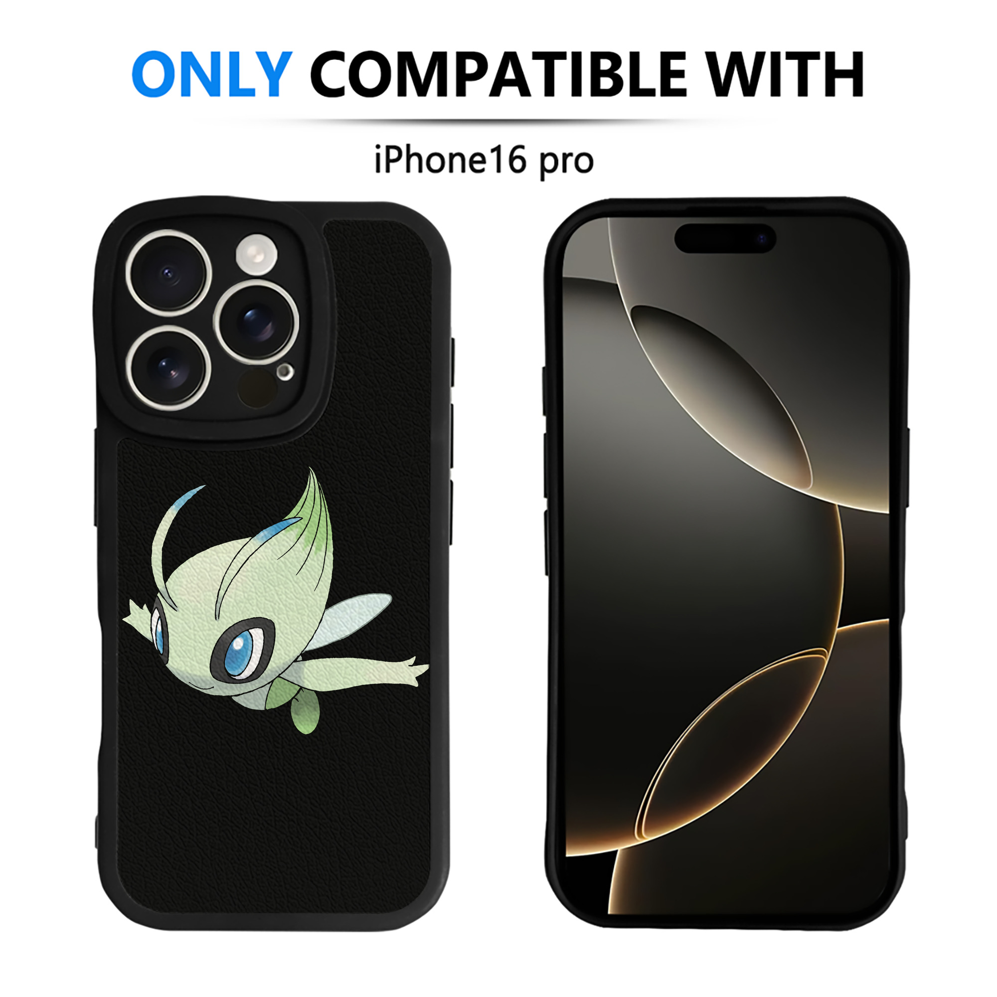 （画像用） ポケットモンスター Pokémon 【iPhone 16シリーズ対応】シリコンスマホケース（レザー調） 材質：シリコン